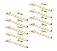 YARNOW Kit de Réparation pour Éventail Pliant Rivets Métalliques Dorés en Fer Ensemble de 10 Artisanat Artistique et Accessoires pour Passionnés D'éventails Pliants