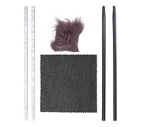 YARNOW Kit D'électricité Statique par Friction pour Expériences de Physique Professionnelle avec Bâtonnet en Soie et Chiffon, pour Laboratoire et Éducation Scientifique