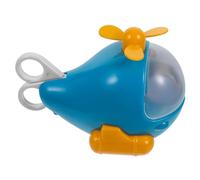 YARNOW Kit DIY Papeterie Avion Bleu pour Garçon Fille Jeu Éducatif Multifonction avec Crayons Gomme Règle et Ciseaux Fournitures Scolaires Complètes pour Garçons et Filles