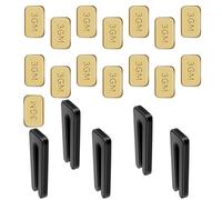 YARNOW Kit et Poids en Acier Inoxydable 5 Sets Équilibrage Ventilateur Plafond Clips en ABS pour Corriger les Zones Problématiques et Prévenir L'usure Fête Estivale