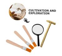 YARNOW Kit Excavation Gemmes pour Garçon Fille avec Marteau Ciseau Brosse et Loupe Éducatif Archéologie pour Développer la Motricité et Scientifique