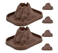 YARNOW Kit Scientifique de Montagnes 6Pcs Modèles de Montagnes pour Garçon et Filles Expériences d'Éruptions Montagneuses Jouet Éducatif Créatif Soi-Même Projet Scientifique