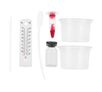 YARNOW Kit Scientifique pour Garçon Fille Set de Matériaux pour Un Thermomètre DIY Expérience Éducative sur Élargissement Contraction Thermique Projets à École