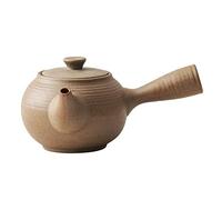 YARNOW Kyusu Théière japonaise chinoise avec poignée latérale en céramique et porcelaine pour thé en vrac au bureau, à la maison, au restaurant