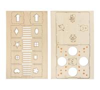 YARNOW Labyrinthe en Bois pour Hamster et Rat, Tunnel pour Petits Animaux, Jouet Interactif pour Prévenir L'obésité et Favoriser Le Bien-être Physique