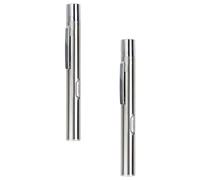 YARNOW Lampe Stylo Médicale LED Acier Inoxydable Rechargeable USB Utilisation Portable Lot de 2 Pièces avec Clip pour Kit de Premiers Secours et Soins Infirmiers