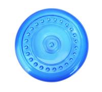 YARNOW Lancer Souple pour Chien Moyen Disque Volant Résistant à l'usure en Plastique Bleu Disque pour Chien de Compagnie pour Entraînement et Jeu en Extérieur