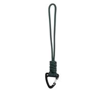 YARNOW Lanière Tressée Porte-clés Mousqueton en Polyester Vert Militaire, Cordons pour Clés Multifonction, Accessoire Pratique pour Activités de Plein Air et Usage Quotidien