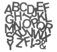 YARNOW Lettres Magnétiques en Mousse EVA Noires Alphabet en Majuscules 3D Jeu Éducatif pour Tableau Blanc et Réfrigérateur Lettres Aimantées DIY pour Apprentissage et Décoration