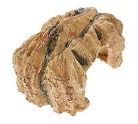 YARNOW Lieu d'abri du Crabe élevé grottes Grotte de Tortue Perche Habitat abri pour Tortue abri Tortue Place de Reproduction d'animaux Trou d'escalade de Reptiles ermite résine Coffee