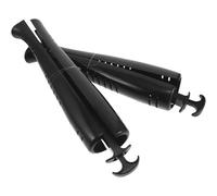YARNOW Lot 2 embauchoirs réglables 47,5 cm, accessoire chaussure en plastique noir, maintien botte sans plis, outil de rangement pour chaussures homme et femme