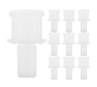 YARNOW Lot de 10 clips de fixation pour volet de ventilation de climatiseur compatibles avec - Manchon de connexion pivotant en plastique pour ailette de guidage d'unité intérieure