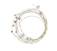 YARNOW Lot de 10 Cordes de Lyre en Acier Tension Standard Accessoires de Remplacement Solide pour Petite Lyre Jeu Complet pour Musique et Réparation Instrument de Musique