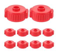 YARNOW Lot de 10 écrous de blocage rapide pour pied de cymbale, fixations de rechange pour accessoires de batterie, capuchons de dégagement rapide en plastique pour système de montage de cymbales