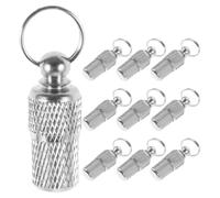 YARNOW Lot de 10 médailles d'identification pour Animaux de Compagnie, médailles Anti-Perte pour Chiens, nom, adresse et numéro de téléphone Portable, en Acier Inoxydable, à Monter
