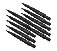 YARNOW Lot de 10 Piquets de Jardin en Plastique 14X140 MM pour Lampes Solaires D’Éclairage Extérieur Accessoires D’Aménagement Paysager Piquets de Rechange pour Bornes Lumineuses et