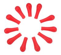 YARNOW Lot de 100 Bouchons de Pipette réutilisables Rouges pour laboratoires de Sciences et de Chimie, pour l'enseignement, la Recherche et Les expériences à Domicile.