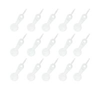 YARNOW Lot de 100 Tiges en PP pour Trous de Sucette Bébé Aiguilles pour Trou de Tétine de Biberon Accessoires Plastiques Sûrs et Pratiques pour Alimentation Infantile