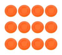 YARNOW Lot de 12 Mangeoires pour Cafards Dubia Orange Mini Bols à Insectes de 3,4 Cm en Plastique Résistant Bol d'alimentation et d'eau pour Terrariums et Enclos D'invertébrés Petits