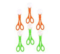 YARNOW Lot de 12 Pinces à Ciseaux en Plastique Grandes Tailles 17 CM Couleurs Orange et Vert Outils Pratiques pour Capture d'Insectes en Extérieur Jouets Éducatifs pour Garçon et