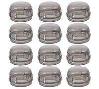YARNOW Lot de 12 Protège-Boutons de Cuisinière à Gaz pour Sécurité Garçon et Filles, Protection Anti-Allumage, Installation Facile, Plastique Solide, Sécurité la Cuisine pour Bébé