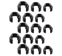YARNOW Lot de 15 Pinces Clips Câbles en Plastique pour Microphone Clips pour Câble de Micro en Trois Tailles Accessoires pour Pieds de Micro Organisation des Ktv et Scène