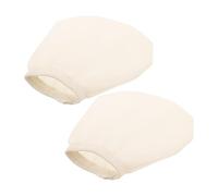 YARNOW Lot de 2 Abat-jours Bébé en Tissu Polyester Anti-éblouissement 20% Translucide, Petit Format 5-7 Cm, Diffuseur LED pour Veilleuse, Protection Douce pour Chambre de