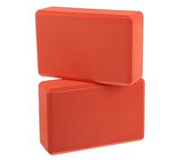 YARNOW Lot de 2 Blocs de Yoga EVA Haute Densité 120G Surface Antidérapante Bords Biseautés Accessoires Légers pour Pilates Exercices de Yoga et Contemplation Support Stable pour