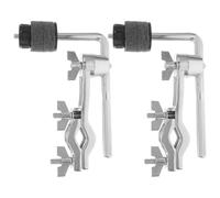 YARNOW Lot de 2 bras de cymbale avec support à pince - Extension pour cymbale splash - Accessoires d'extension pour rack d'instruments de percussion