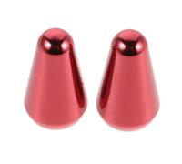 YARNOW Lot de 2 capuchons métalliques pour interrupteur à bascule : bouton 3/5 positions pour guitare électrique, embout de rechange à fixation sécurisée, pour réparation ou remplacement