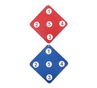 YARNOW Lot de 2 cibles d'escrime, équipement d'entraînement auxiliaire en Fibre, résistant aux Chocs, idéal pour l'entraînement en Salle et l'auto-Formation.