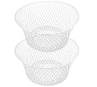 YARNOW Lot de 2 Cloches de Jardin - Protection des Plantes Contre Les Animaux - Dôme ventilé - Grillage à Poules pour la Protection des tomates et concombres en Potager surélevé (Blanc)