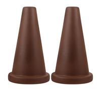 YARNOW Lot de 2 Cônes de Ponte en Argile Violette pour Aquarium, Habitat de Reproduction des Poissons-Anges et Discus, Abri Grotte Respirant Microporeux, Décoration Solide pour Eau