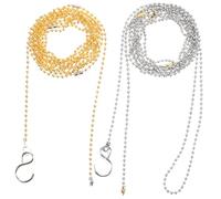 YARNOW Lot de 2 filets de volleyball pour mesurer la chaîne de volley-ball, équipement d'arbitre, filet de volley-ball, mesure de chaîne pour mesurer les outils de volley-ball, fournitures en acier