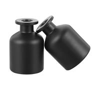 YARNOW Lot de 2 Flacons D'aromathérapie en Verre Givré 150ml pour Diffusion D'huiles Essentielles et Stockage de Liquides Décoratifs Vie Quotidienne Contemplation