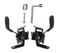 YARNOW Lot de 2 freins manuels gauche et droit pour fauteuil roulant | Antivols de roues robustes, poignées d'arrêt de stationnement pour fauteuils roulants manuels pour personnes âgées,