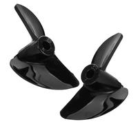 YARNOW Lot de 2 Hélices en Plastique pour Bateau Rc 32 MM, Hélices Réversibles CNC à Deux Pales Semi-Submersibles, Accessoires pour Modélisme Naval, Performance Optimisée pour Bateaux