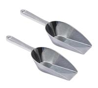 YARNOW Lot de 2 Pelles à Glace en Alliage D'aluminium avec Bouche Carrée, Légères et Poignée Confortable, Outil Multifonctionnel pour Bar Cuisine Maison