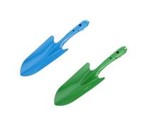 YARNOW Lot de 2 Pelles de Jardin Robustes et Multifonctions pour Jardinage, Petites Pelles en Métal, Outils de Plantation et Creusement du Sol, pour Fleurs et Désherbage, Couleur Couleur Aléatoire
