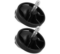 YARNOW Lot de 2 Roues Pivotantes Universelles pour Robot Balai, Accessoires Compatibles Robots Aspirateurs Multifonctions, Pièces Robustes pour Entretien Quotidien