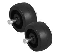 YARNOW Lot de 2 roulettes Pivotantes Robustes pour Pied de Parasol Roman Banana Roues en Plastique Solide Compatibles Parasol de Terrasse Accessoires de Base Remplissable pour