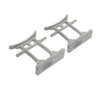 YARNOW Lot de 2 Sculptures Décoratives Torii en Résine Imitation Pierre, Petit et Grand Modèles, Décoration Aquarium et Jardin, Ornement Miniature Zen, Accessoire Paysage D’Aquarium