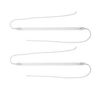 YARNOW Lot de 2 Tubes Chauffants en Quartz 23 CM, Éléments Chauffants de Remplacement pour Radiateurs D’Appoint et Chauffages Électriques Portables, Adaptés la Cuisine Électrique