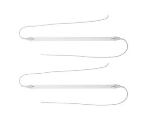 YARNOW Lot de 2 Tubes Chauffants en Quartz 23 CM, Éléments Chauffants de Remplacement pour Radiateurs D’Appoint et Chauffages Électriques Portables, Adaptés la Cuisine Électrique