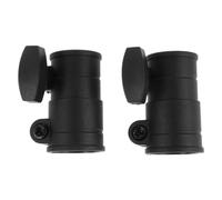 YARNOW Lot de 2 vis de fixation pour pupitre, vis de serrage manuelle pour tige de pupitre, manchon de serrage pour tube de 28 à 22 mm pour instruments de musique