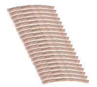 YARNOW Lot de 20 Allume-Feu à Mèche de Cire en Corde de Jute Naturelle 10 Pièces par Lot Léger et Solide pour Camping Randonnée et Barbecue en Plein Air Accessoire Survie