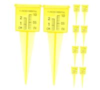 YARNOW Lot de 20 Compteurs d'eau pour Pelouse Jauge De Niveau d'eau Outil De Mesure des Précipitations Moniteur De Précipitations Extérieures Tube De Remplacement pour