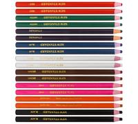 YARNOW Lot de 20 Crayons de Cire à Tirer Multifonctions, 10 Couleurs Vives, 2 Pièces par Couleur, Crayons Gras Portables sans Taille-crayon, pour Dessin, Coloriage et Bricolage à