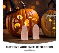 YARNOW Lot de 20 Faux Doigts Magiciens en Vinyle Réalistes Ongles Accessoires pour Tours de Magie Farces et Cosplay Imitation Doigt Souple et Solide Entraînement Nail Art et