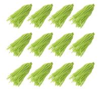 YARNOW Lot de 20 Tapis de Ponte Flottants Verts pour Aquarium, Décorations D’Herbe Artificielle, Cachettes Sécurisées pour Crevettes et Poissons Betta, Support D’élevage D’alevins,